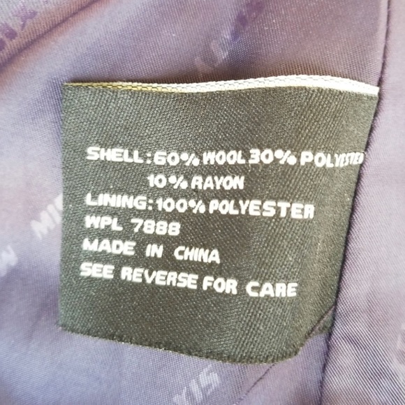 Navy Blue/Purple Miss Sixty Peacoat Perfect Condition - Picture 6 of 7